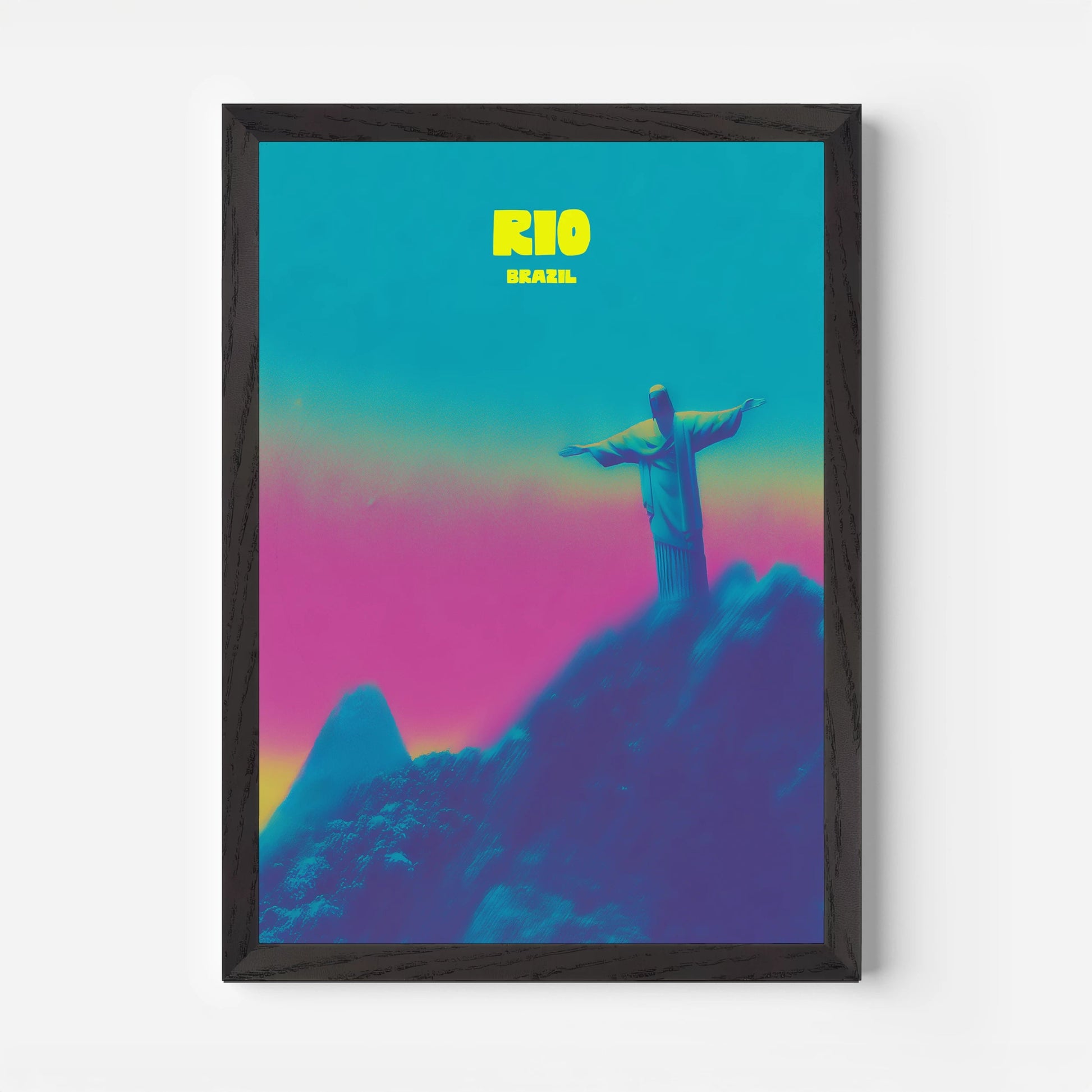 Rio De Janeiro Brazil Travel Poster - Postered