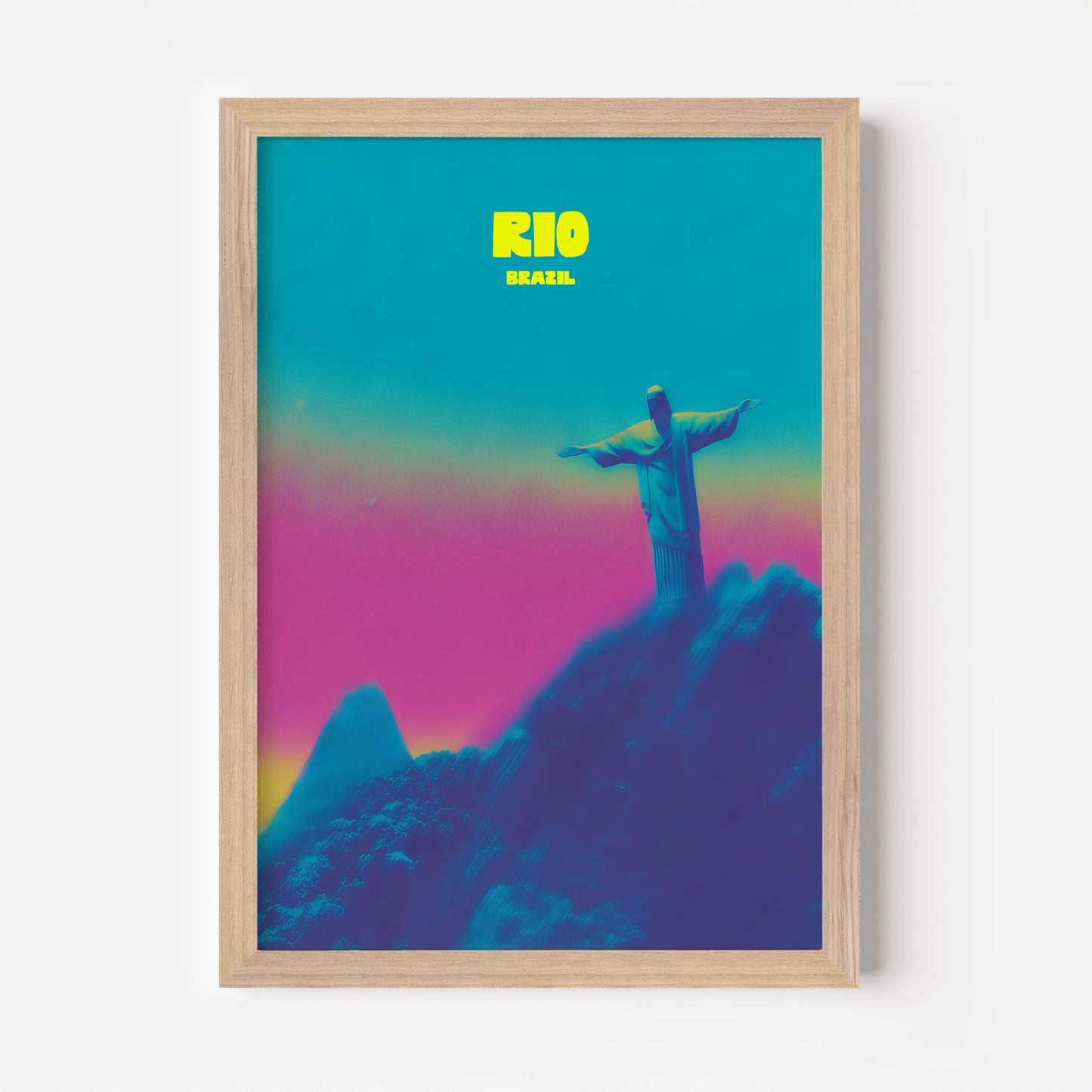 Rio De Janeiro Brazil Travel Poster - Postered