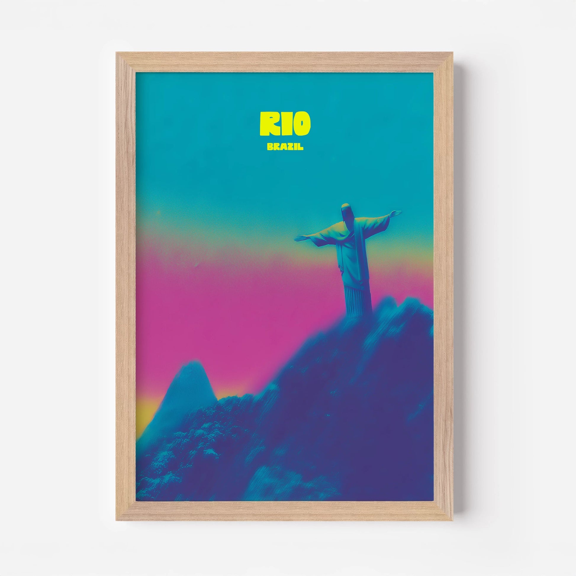 Rio De Janeiro Brazil Travel Poster - Postered