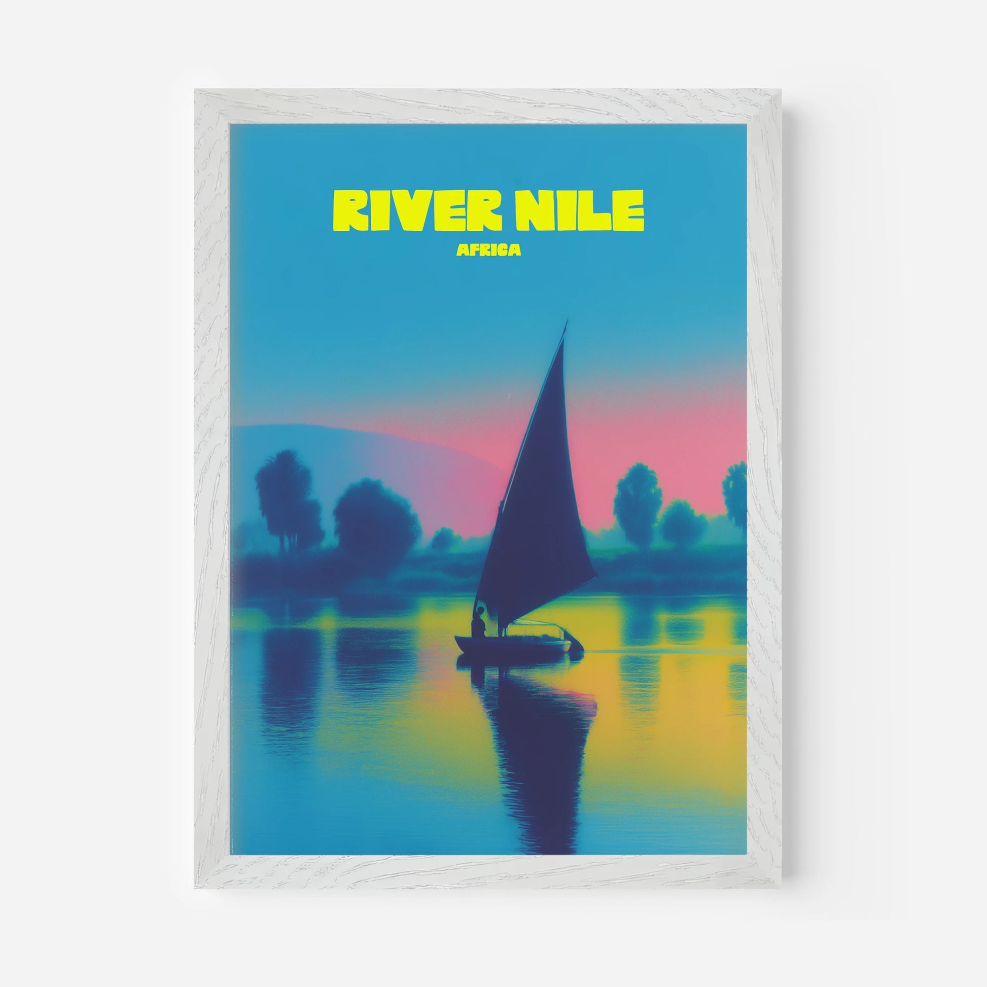 River Nile Africa Travel Poster - Postered