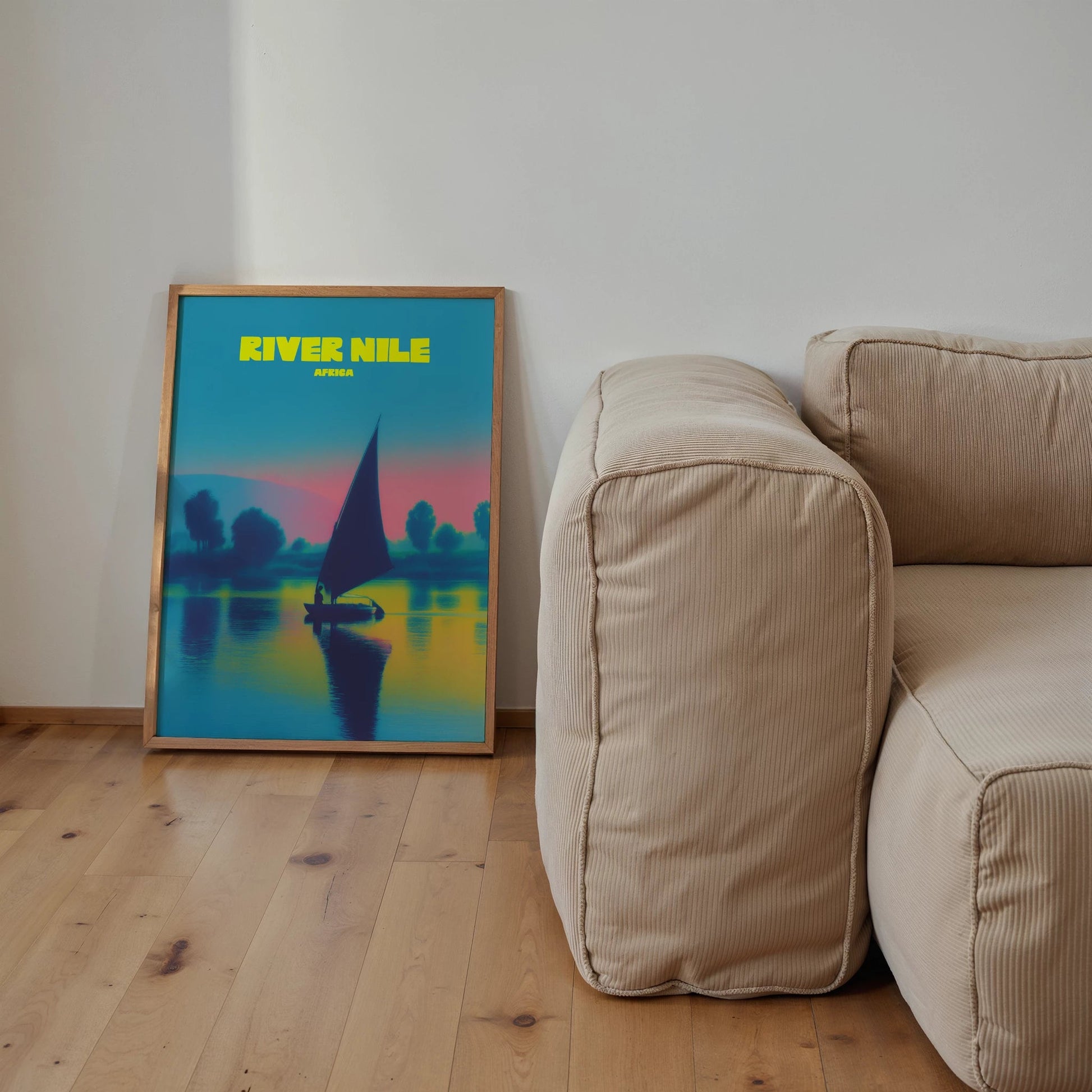 River Nile Africa Travel Poster - Postered