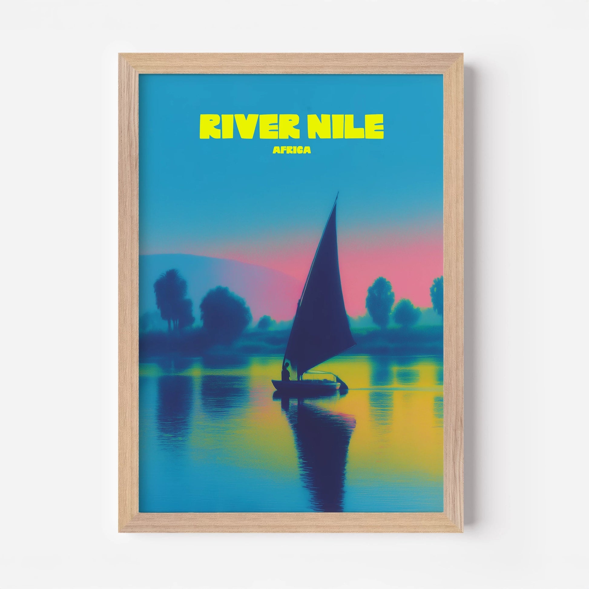 River Nile Africa Travel Poster - Postered