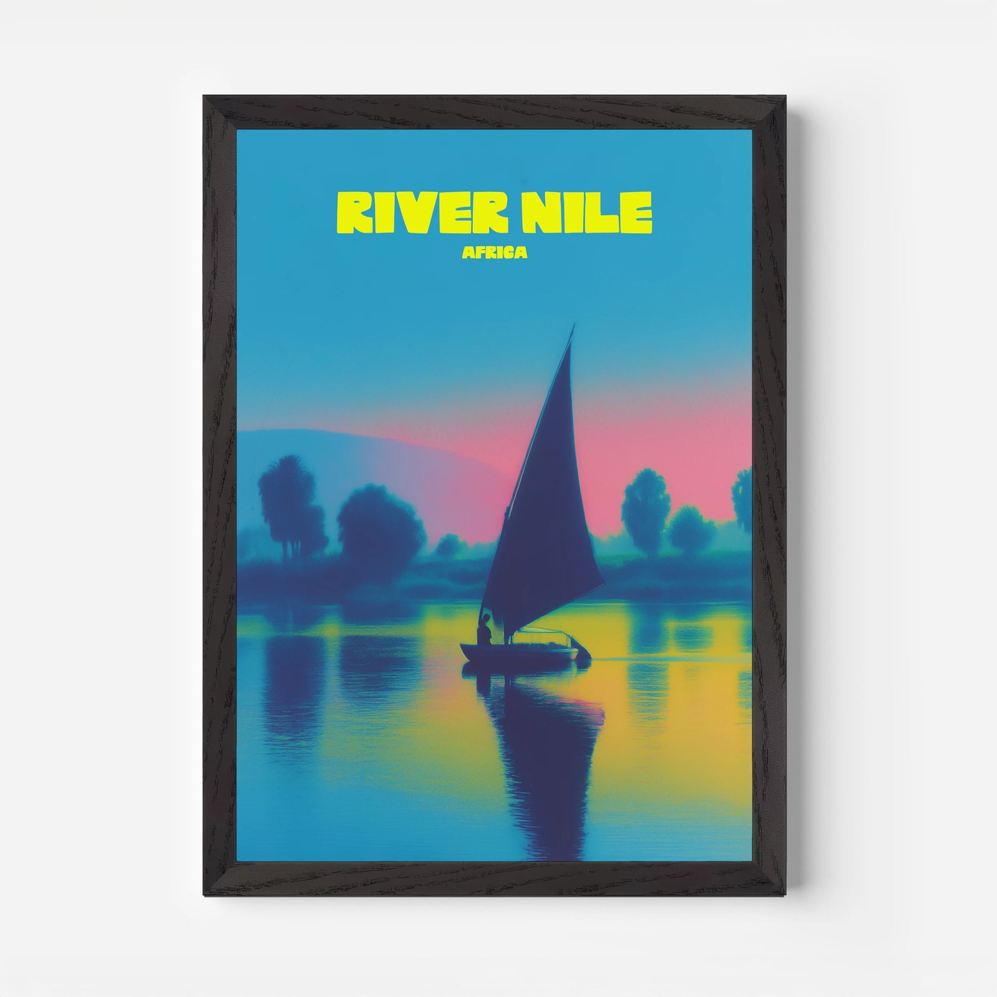 River Nile Africa Travel Poster - Postered