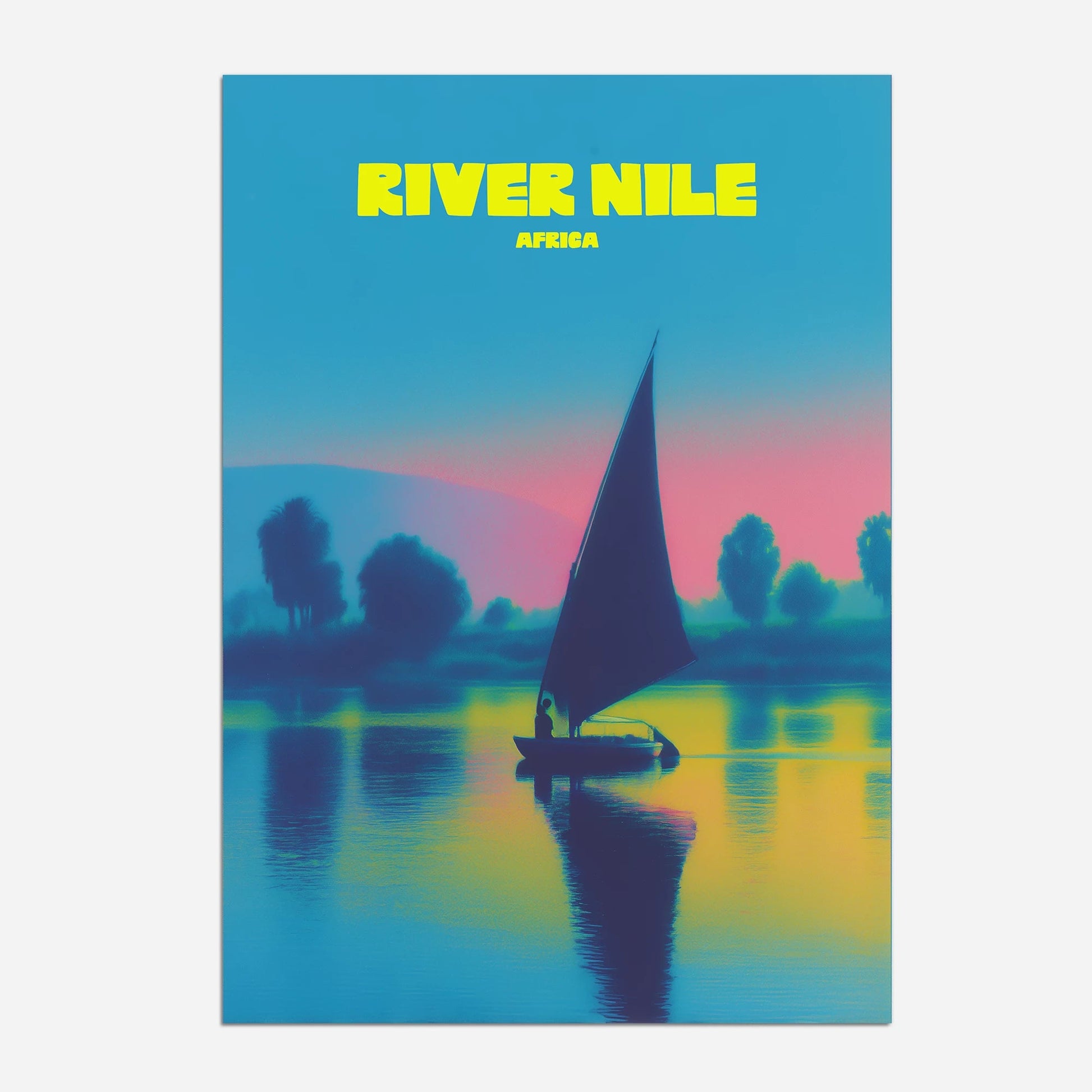 River Nile Africa Travel Poster - Postered