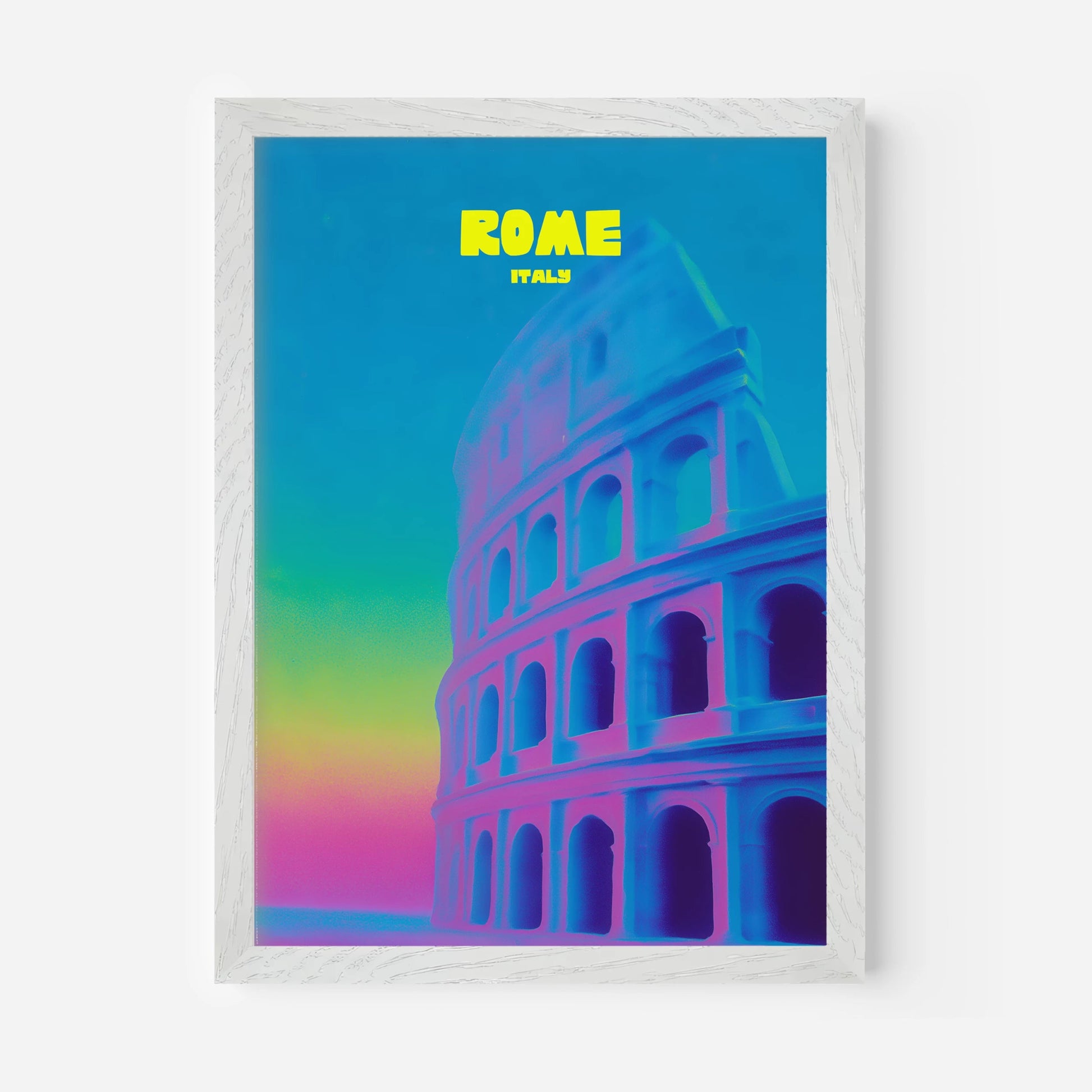 Rome Italy Colosseum Travel Poster - Postered