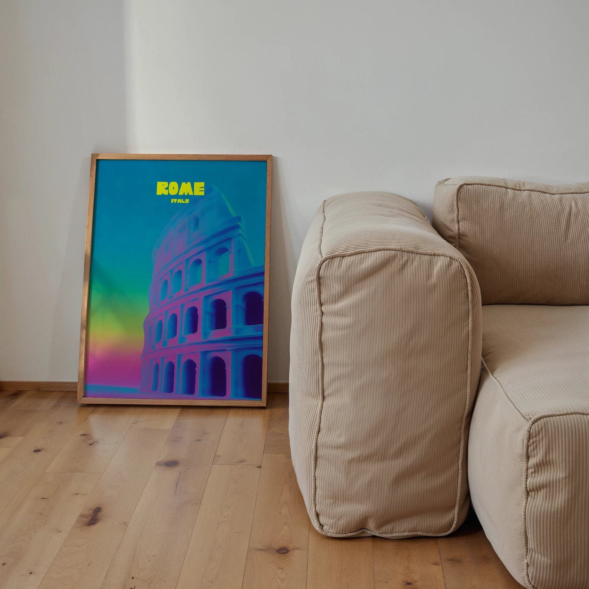 Rome Italy Colosseum Travel Poster - Postered