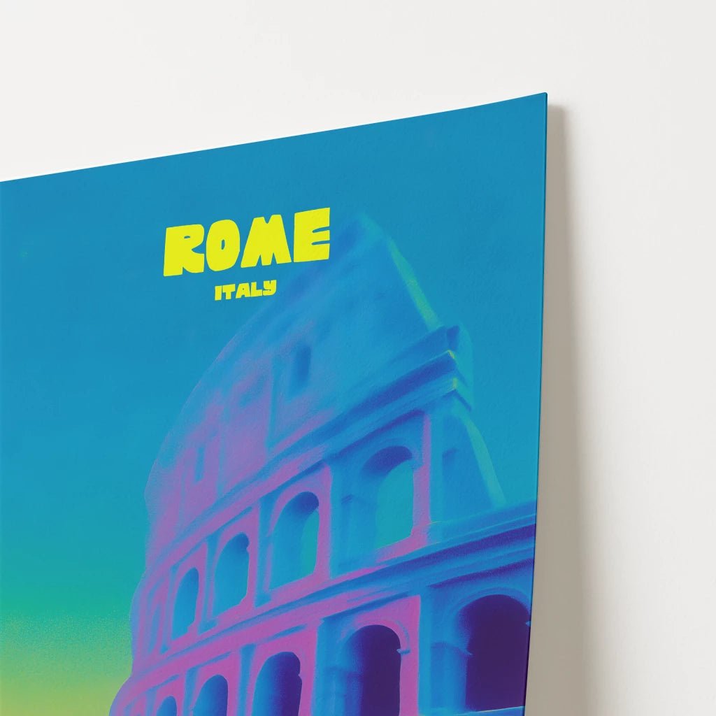 Rome Italy Colosseum Travel Poster - Postered