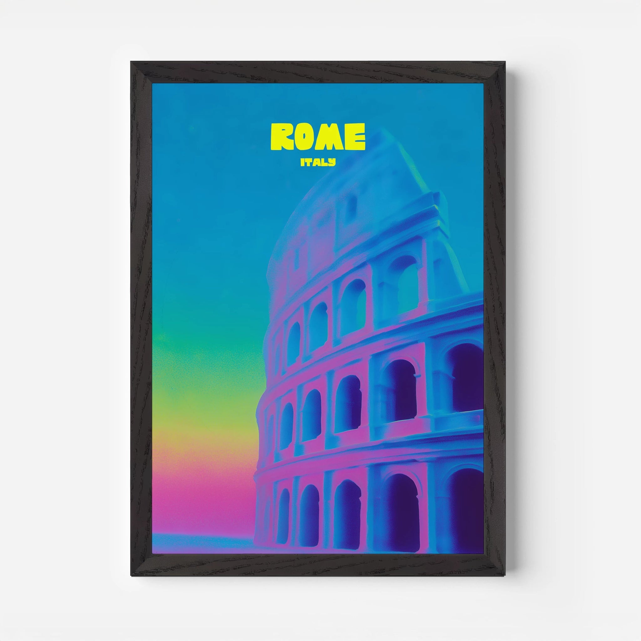 Rome Italy Colosseum Travel Poster - Postered
