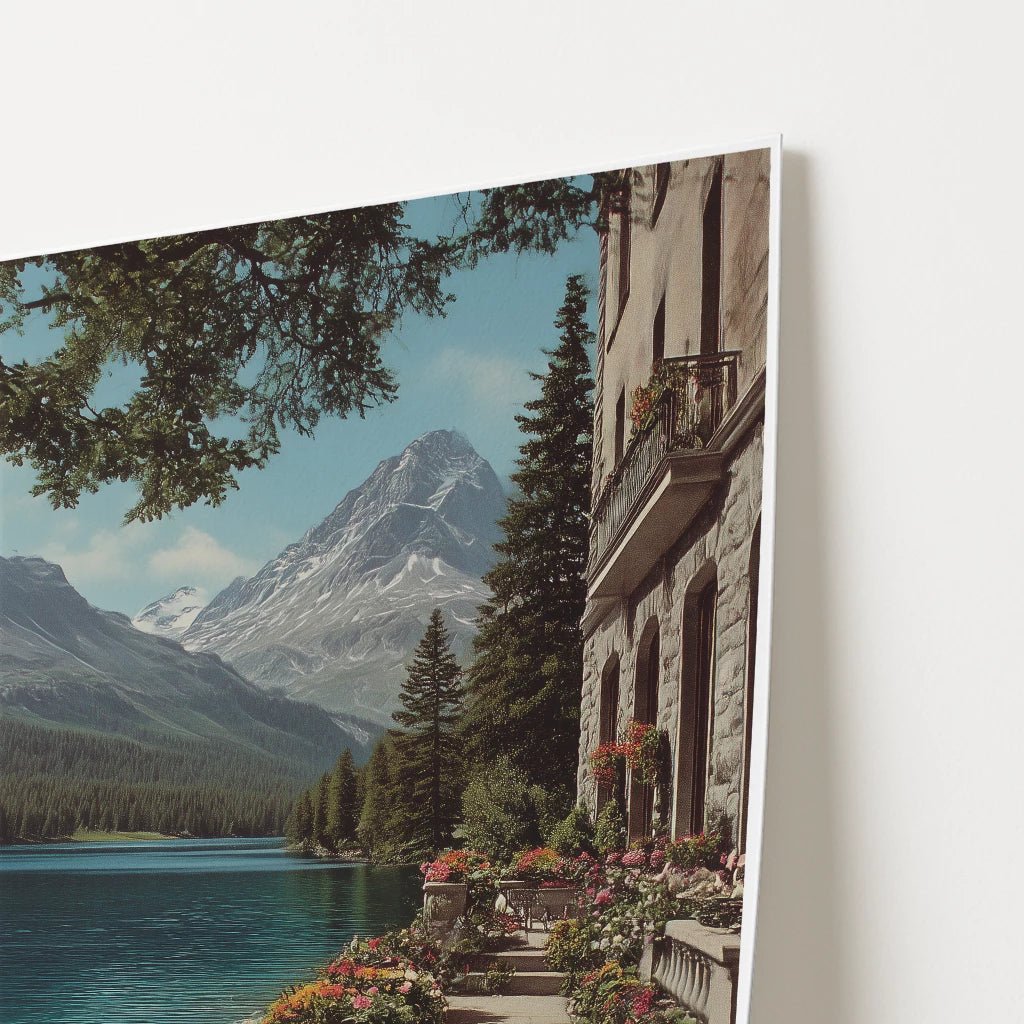 Saint Moritz Switzerland Europe Travel Poster - Postered