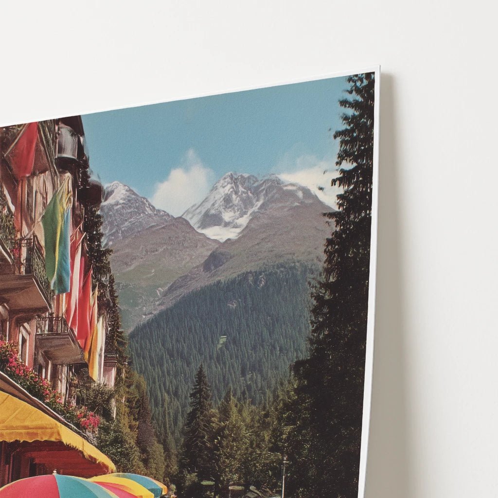Saint Moritz Switzerland Europe Travel Poster - Postered