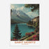 Saint Moritz Switzerland Europe Travel Poster - Postered