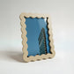 Magnetic Modular Wavey Plastic Frame - Sand - 5x7 Inch