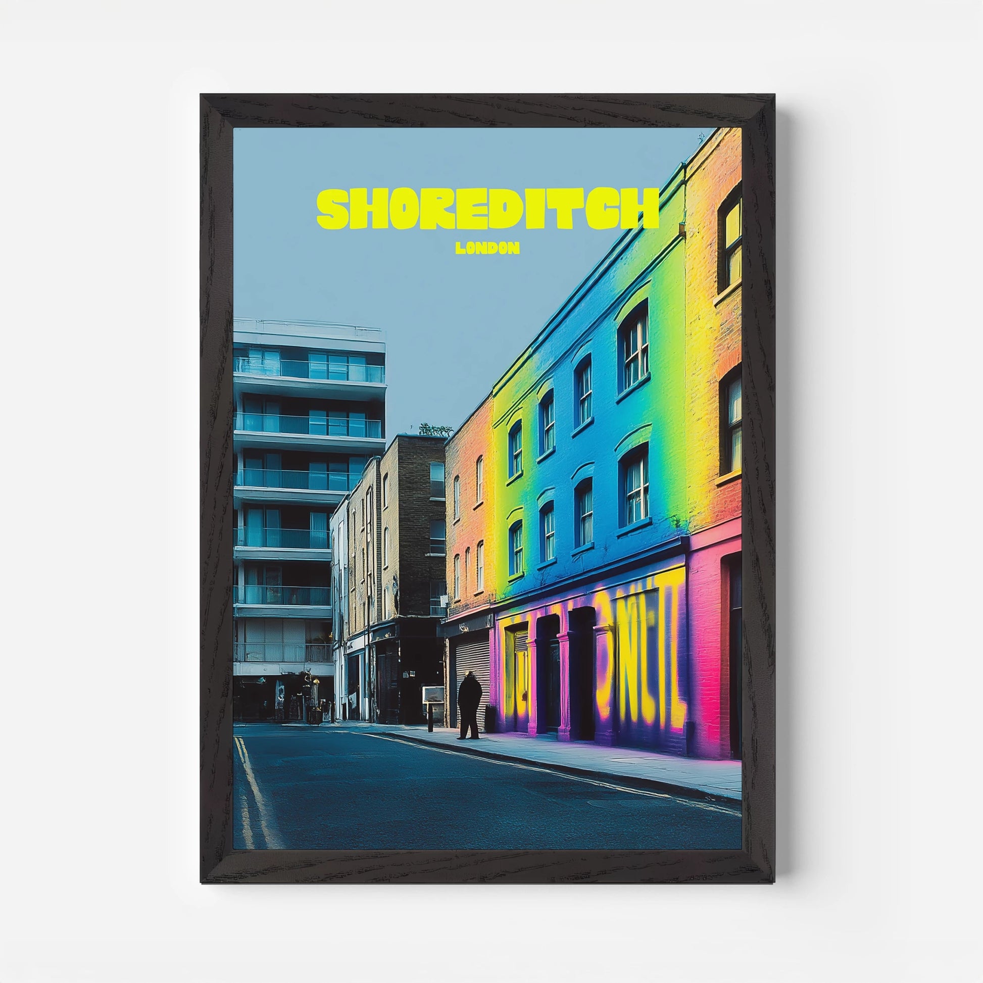 Shoreditch London England Travel Poster - Postered