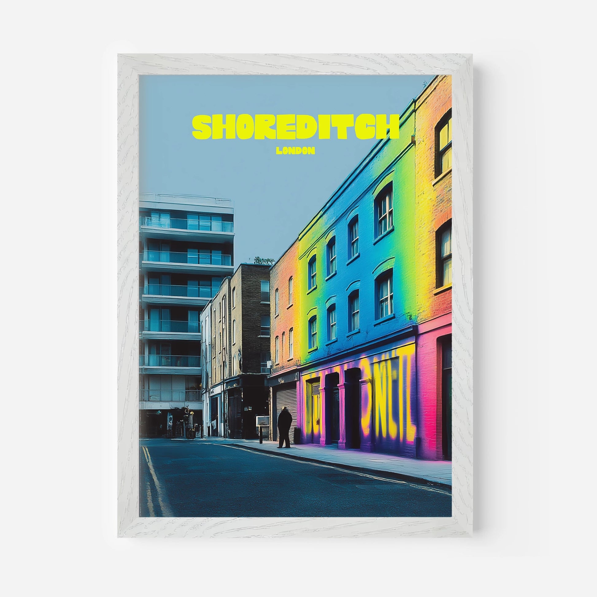 Shoreditch London England Travel Poster - Postered