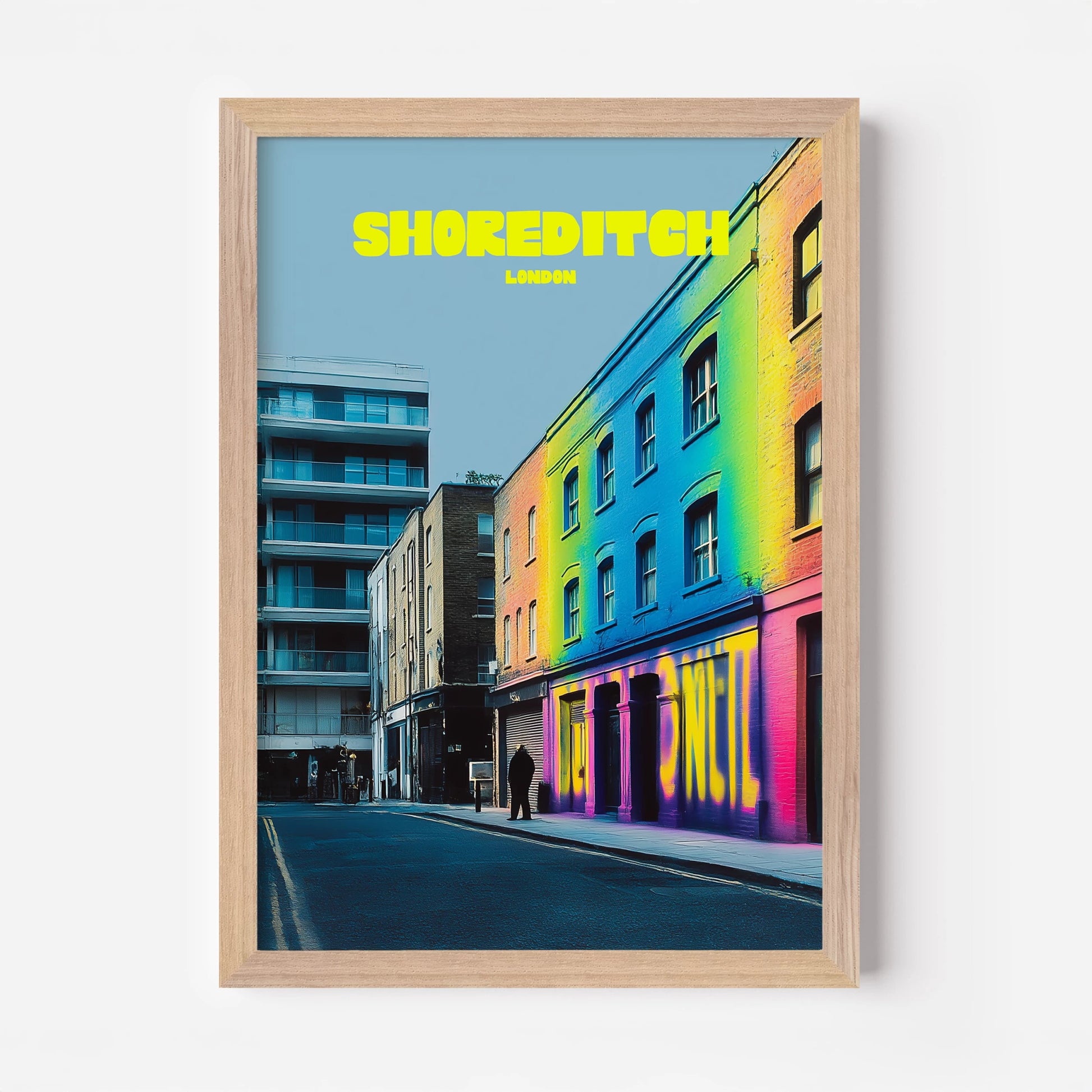 Shoreditch London England Travel Poster - Postered