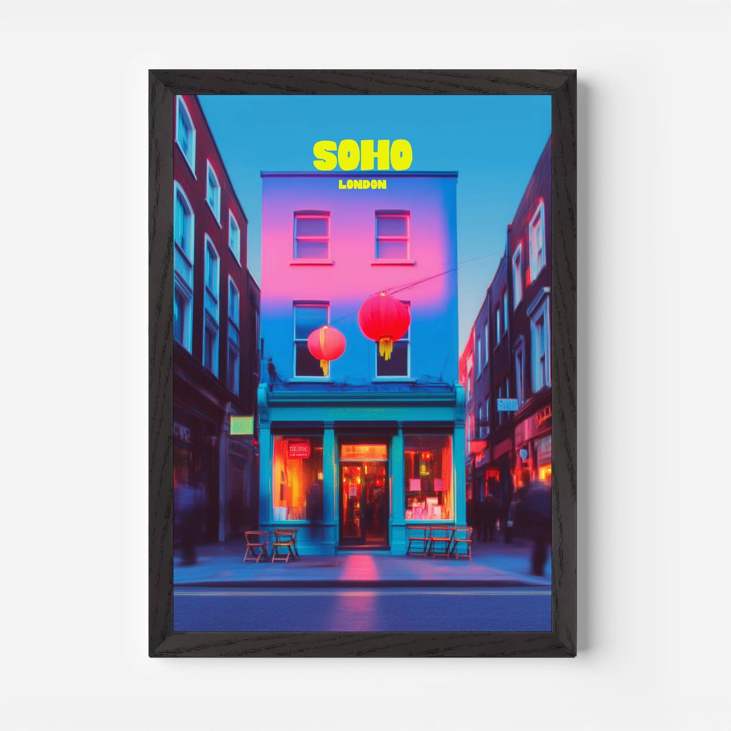 Soho London England Travel Poster - Postered