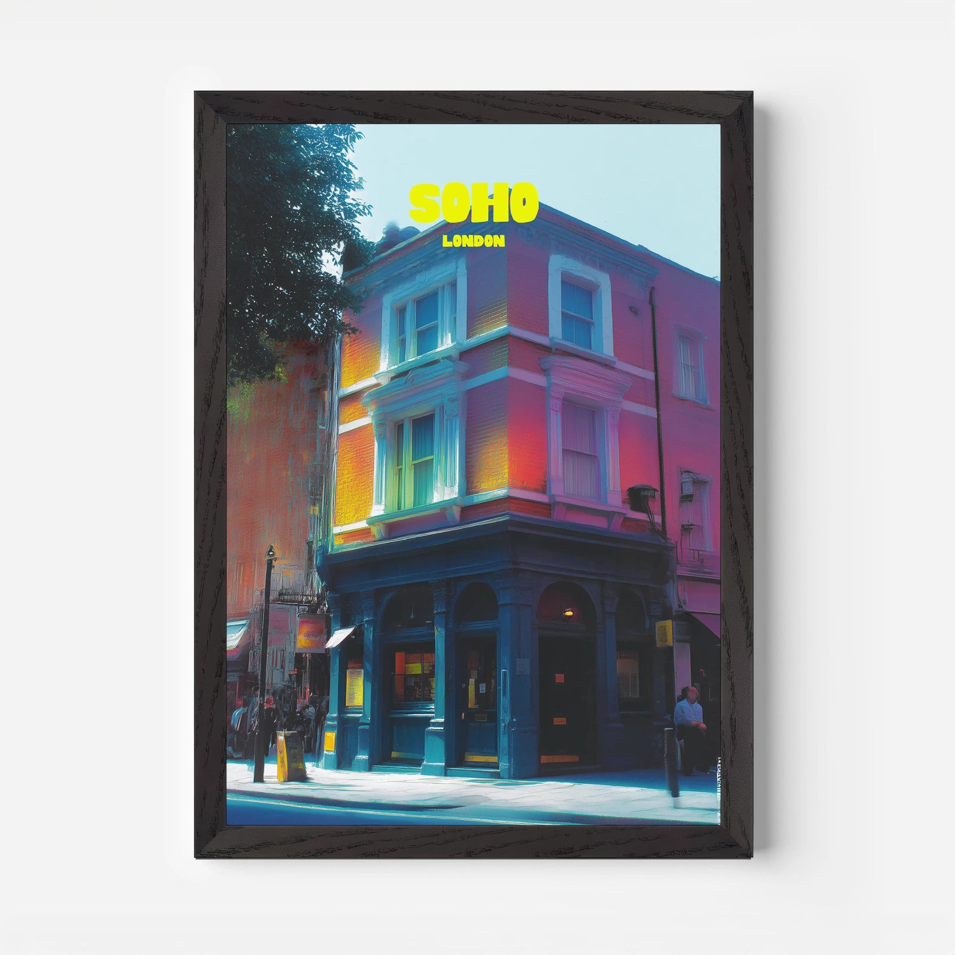 Soho London England Travel Poster - Postered