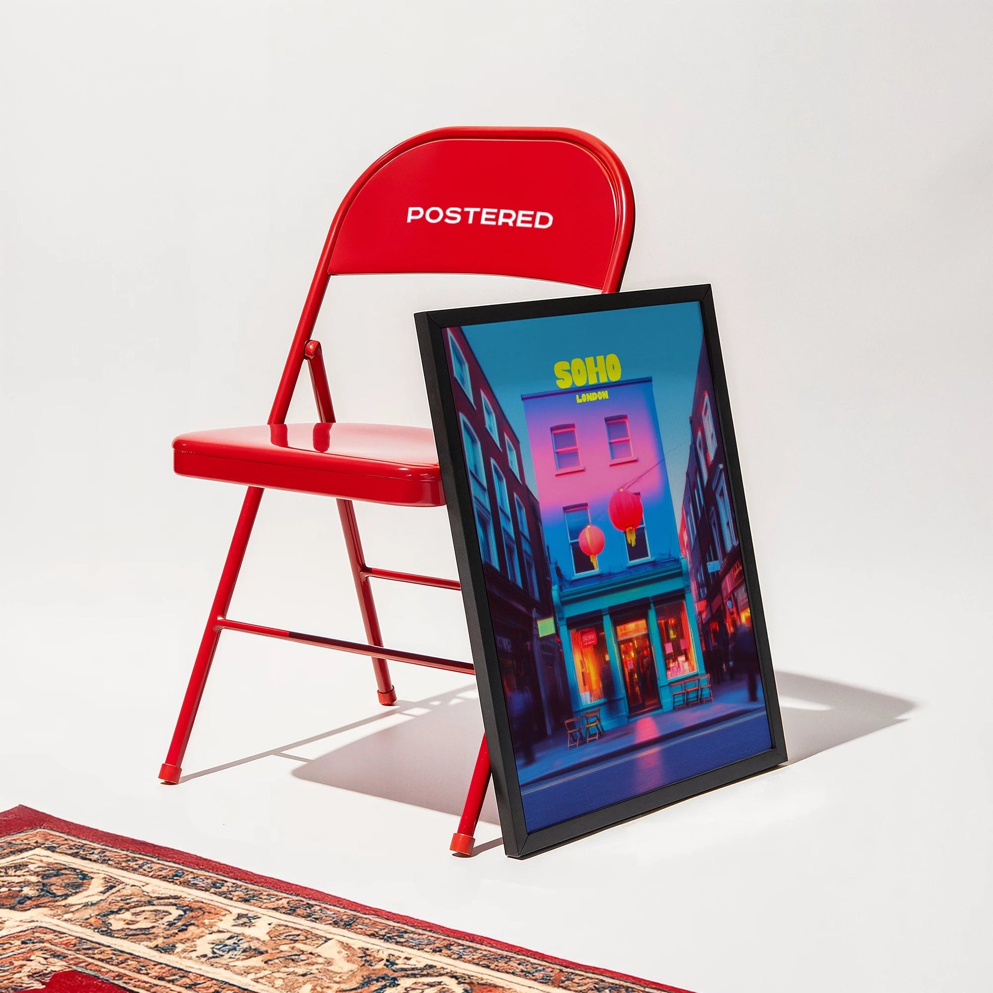 Soho London England Travel Poster - Postered