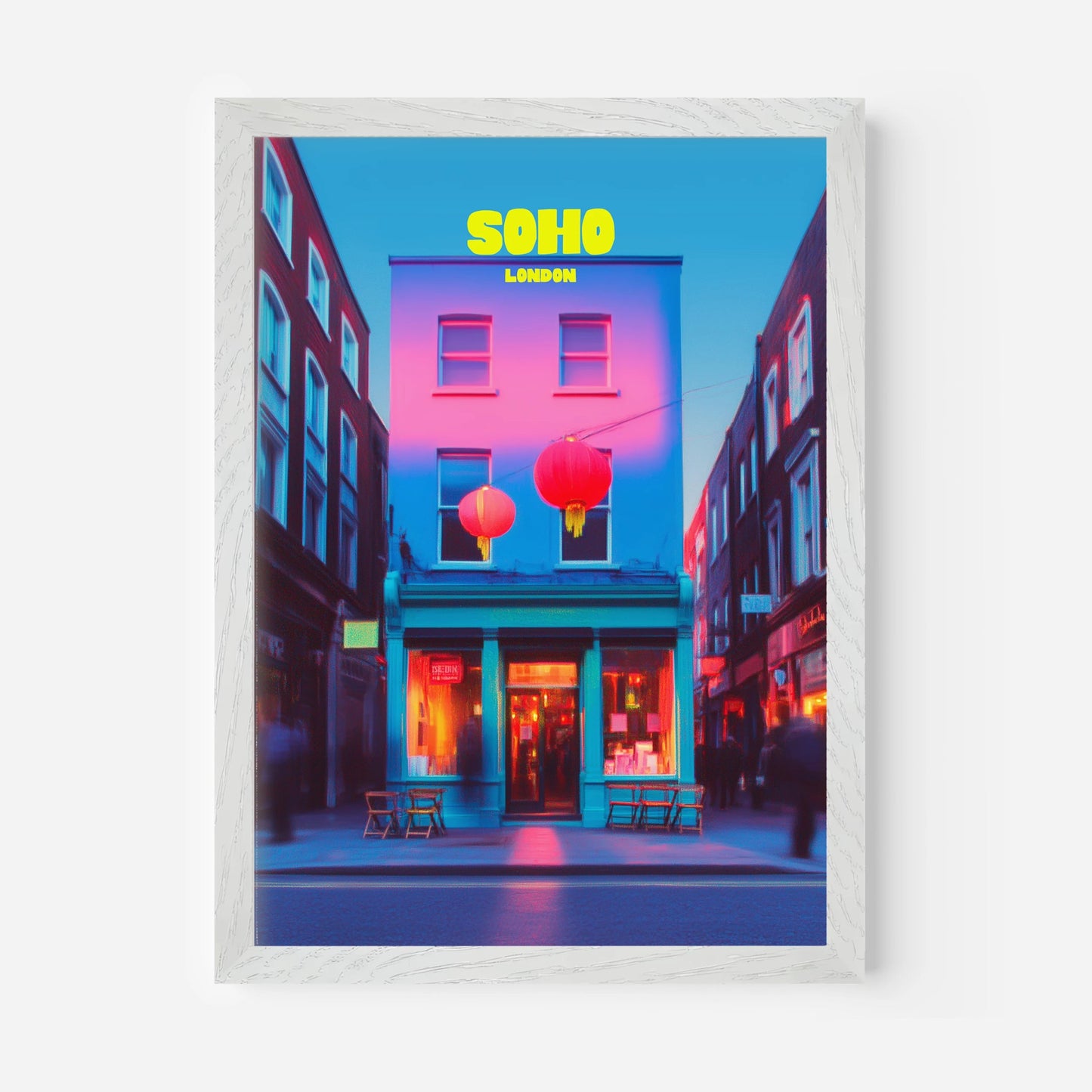 Soho London England Travel Poster - Postered