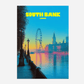 South Bank London England Travel Poster - Postered