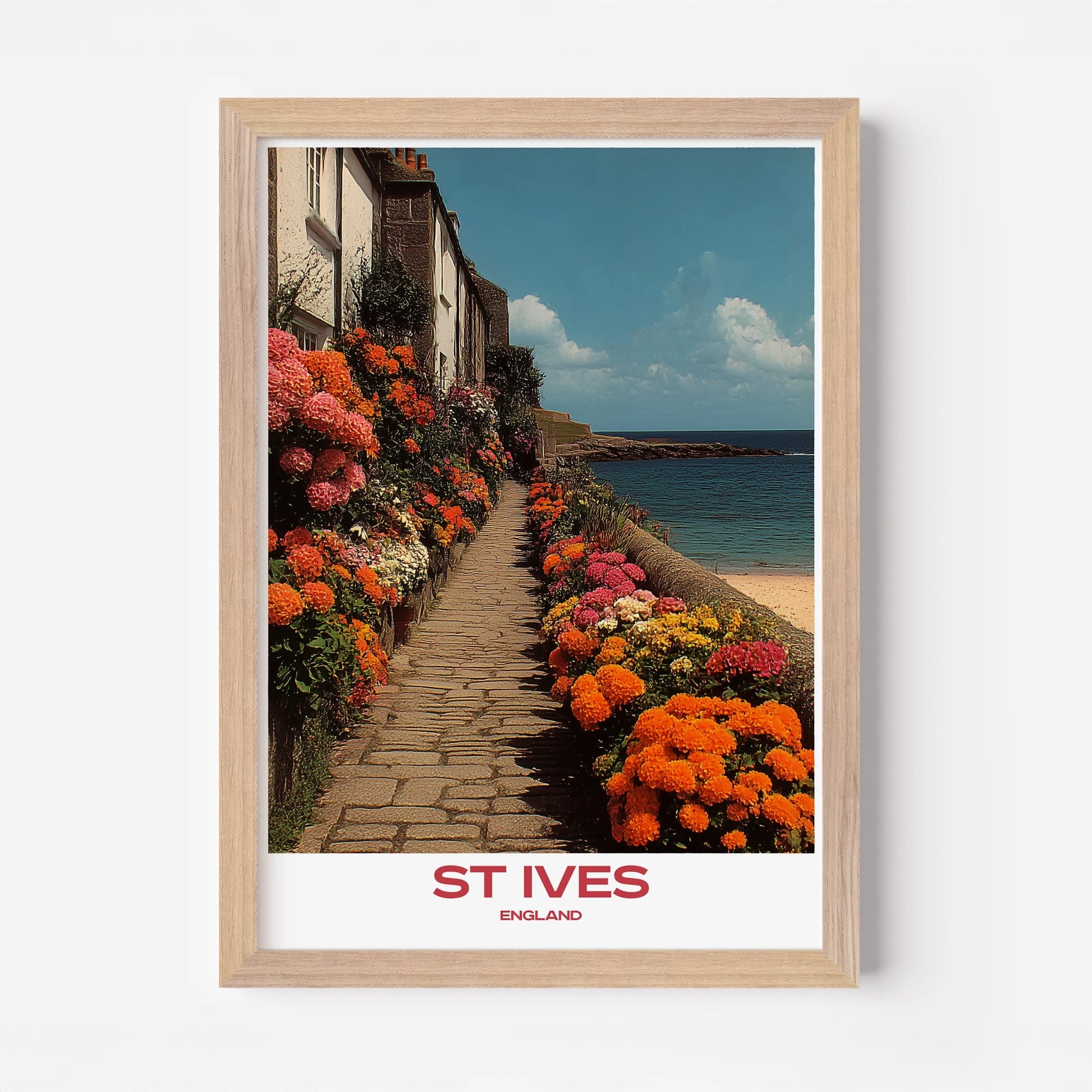 St Ives Cornwall England Europe Travel Poster - Postered