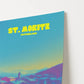 St. Moritz Switzerland Alpine Travel Poster - Postered