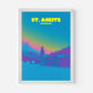 St. Moritz Switzerland Travel Poster - Postered