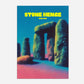 Stone Henge England Travel Poster - Postered
