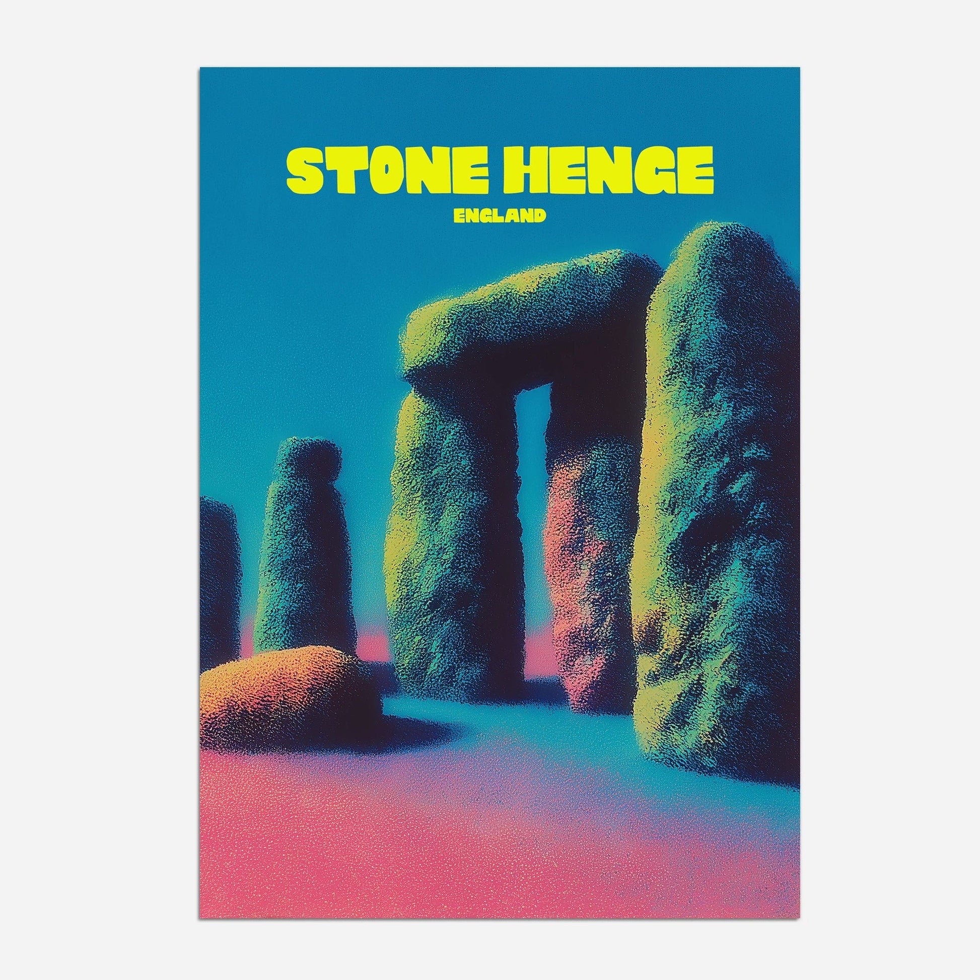 Stone Henge England Travel Poster - Postered