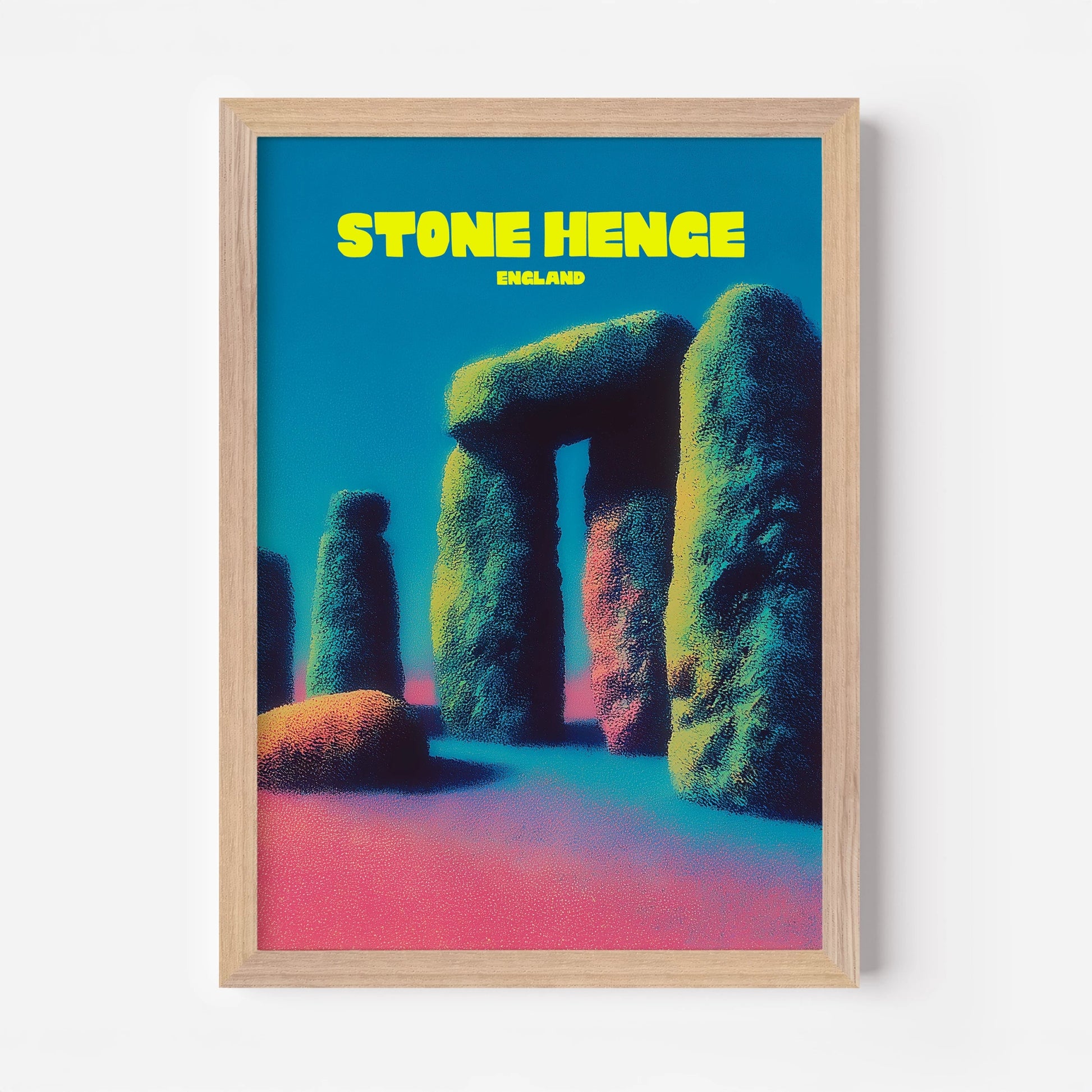 Stone Henge England Travel Poster - Postered
