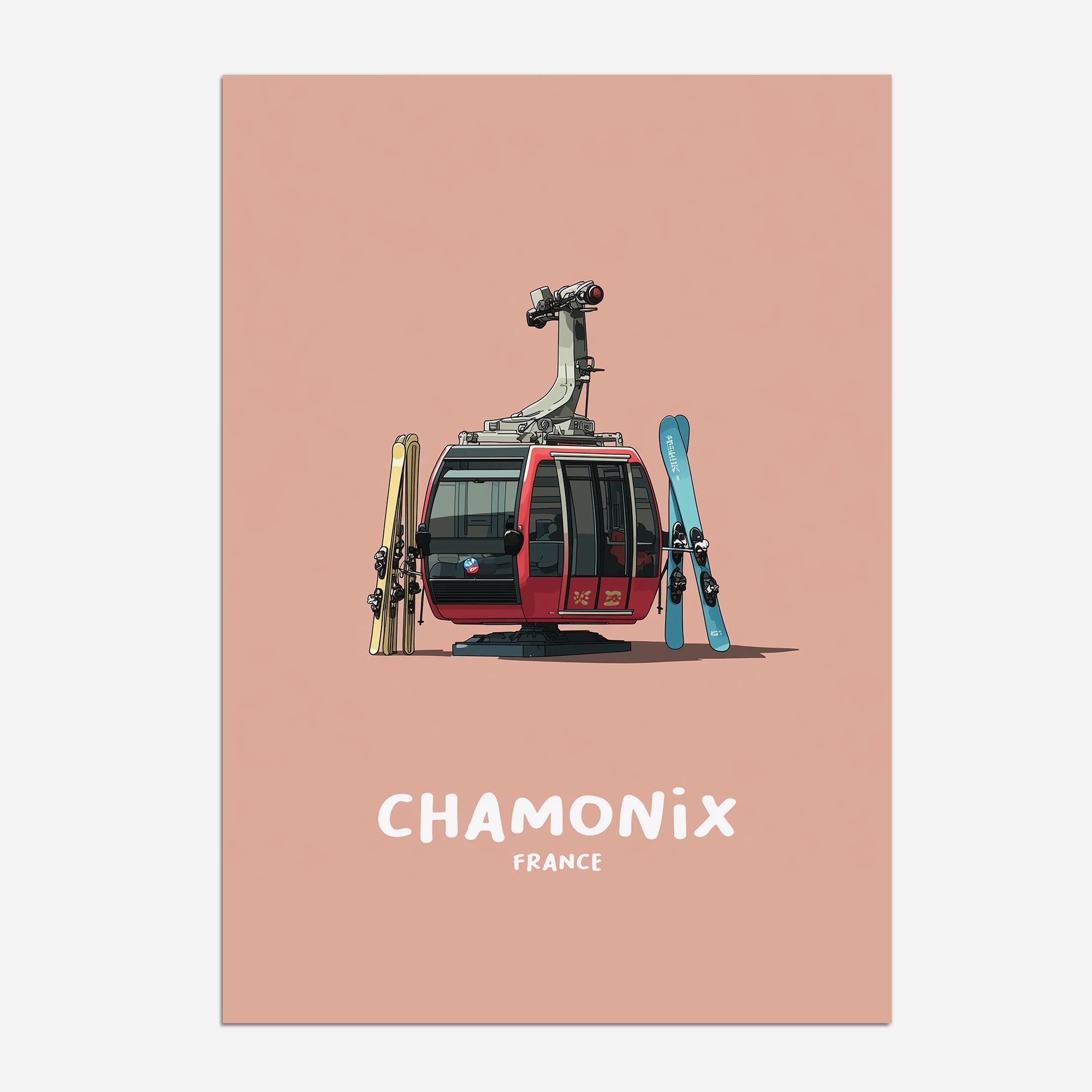 Chamonix France Europe Travel Poster