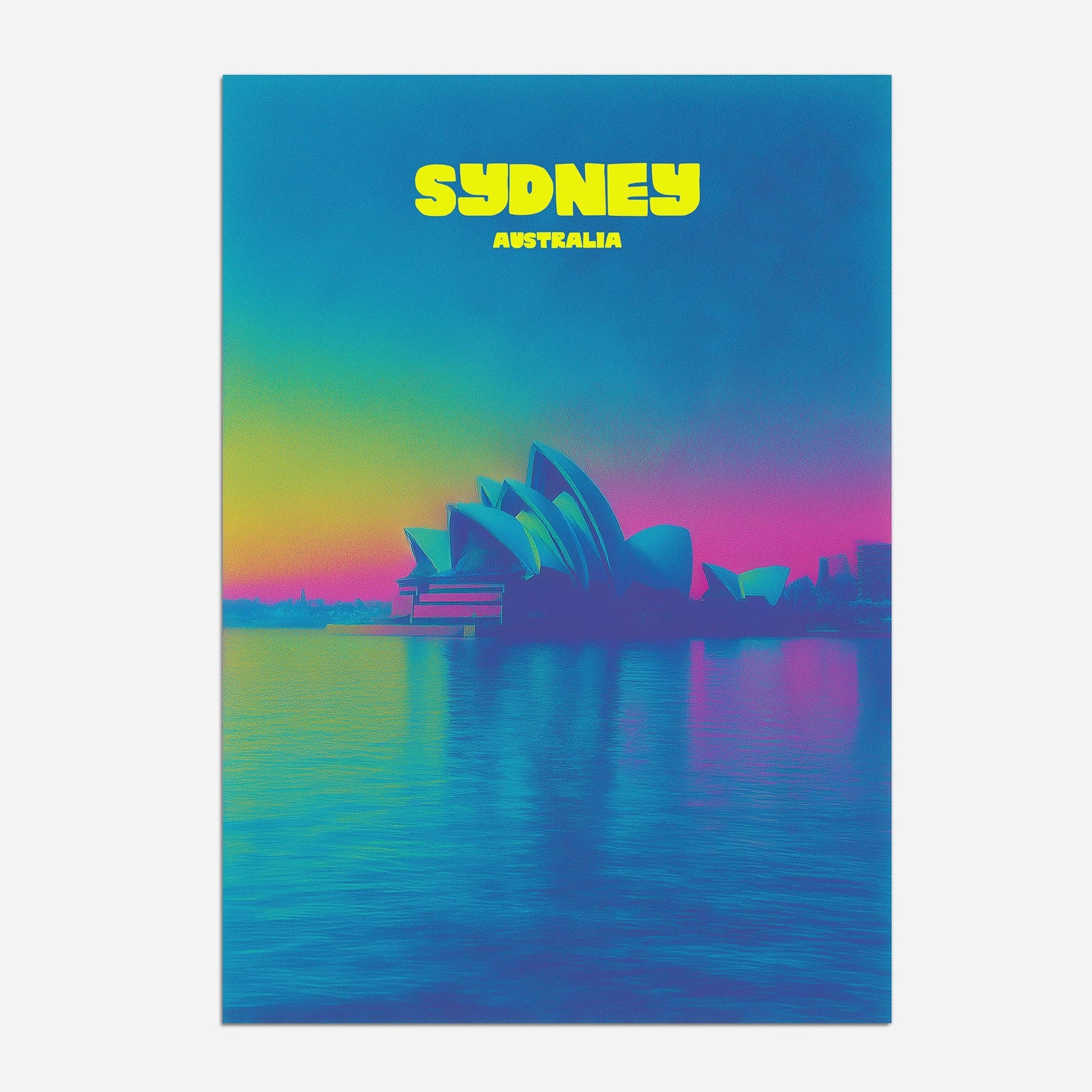Sydney Australia Travel Poster - Postered
