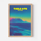 Table Mountain South Africa Travel Poster - Postered
