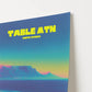 Table Mountain South Africa Travel Poster - Postered