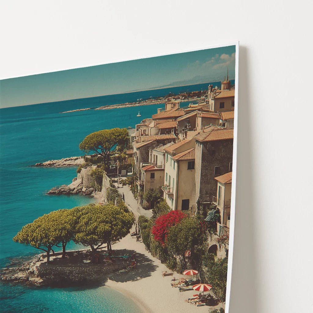 The French Riviera France Europe Travel Poster - Postered
