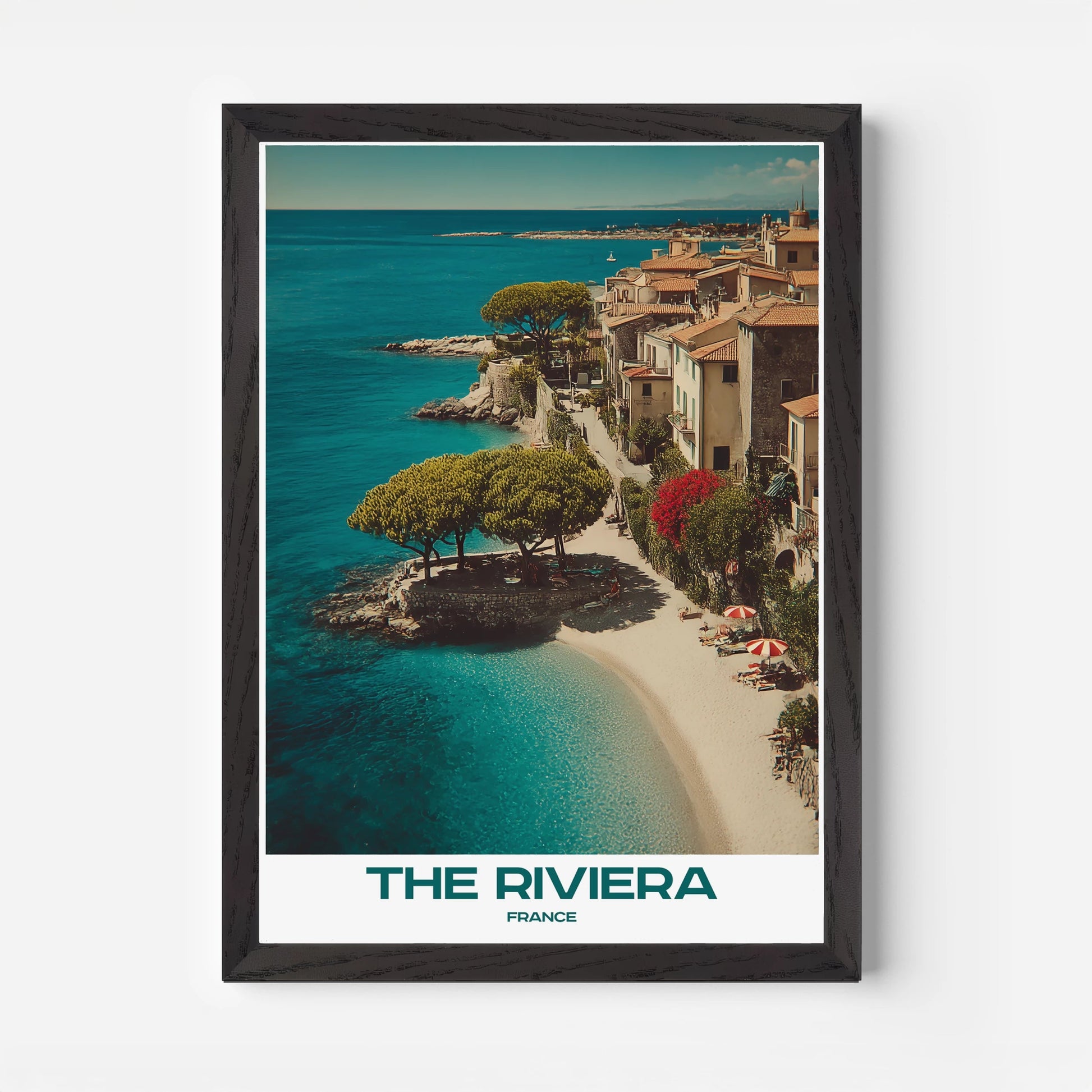The French Riviera France Europe Travel Poster - Postered