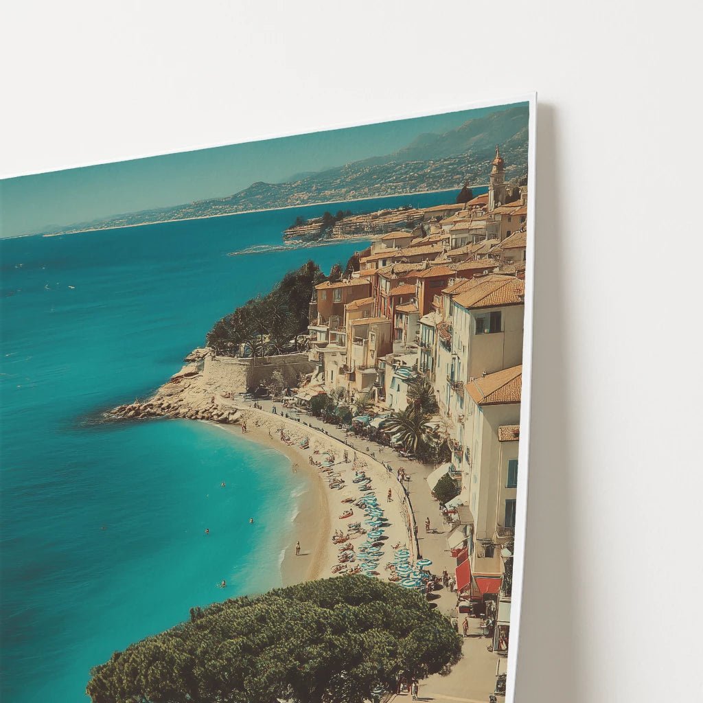 The French Riviera France Europe Travel Poster - Postered