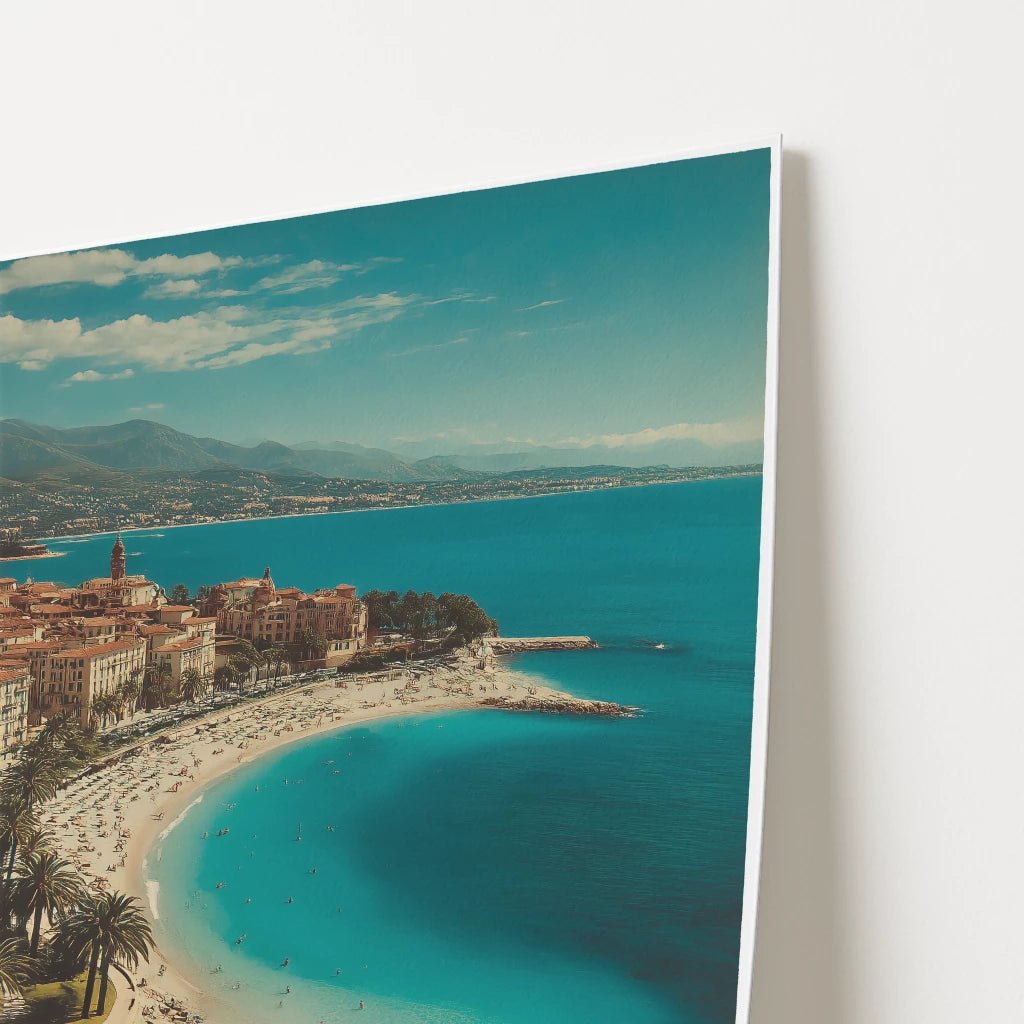 The French Riviera France Europe Travel Poster - Postered