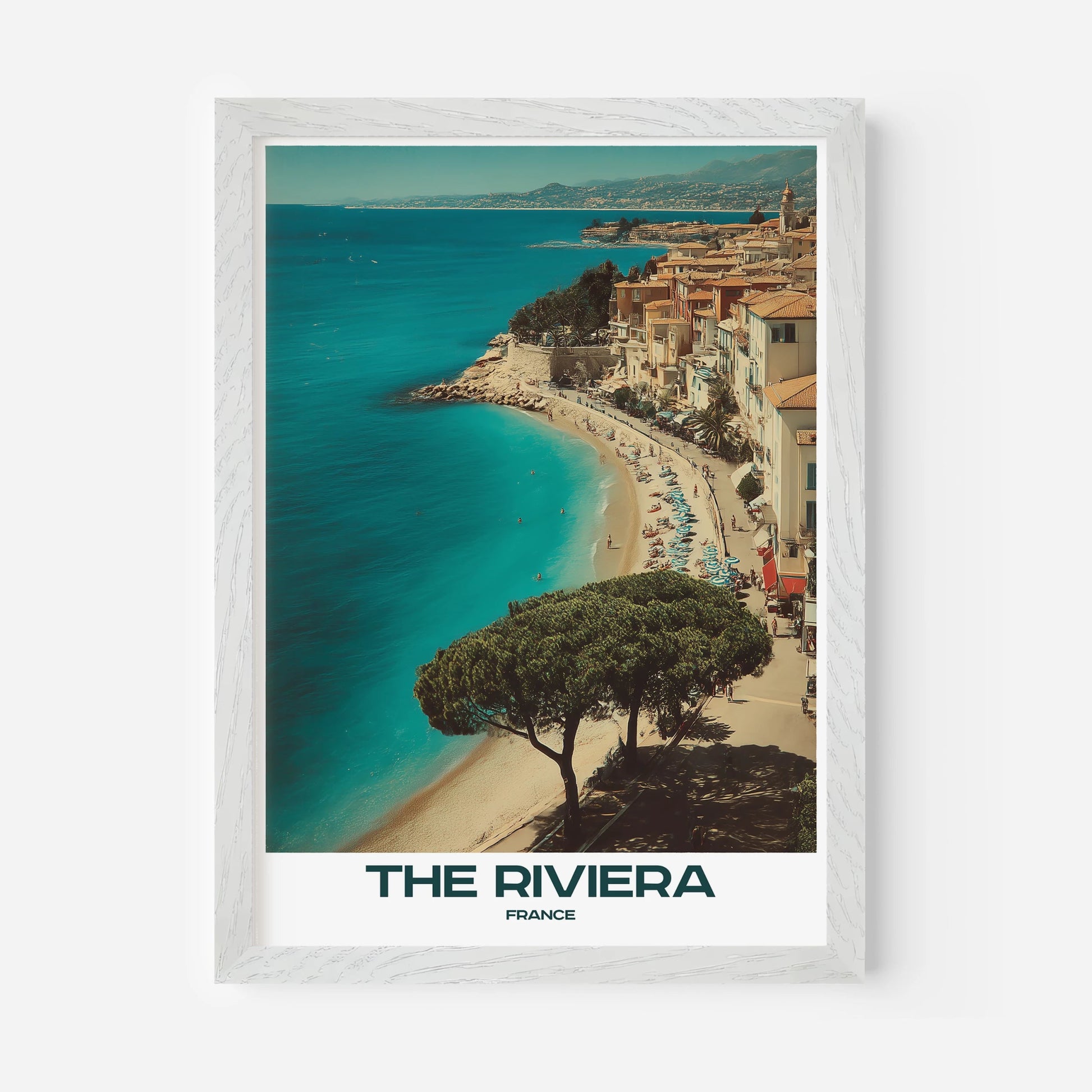 The French Riviera France Europe Travel Poster - Postered