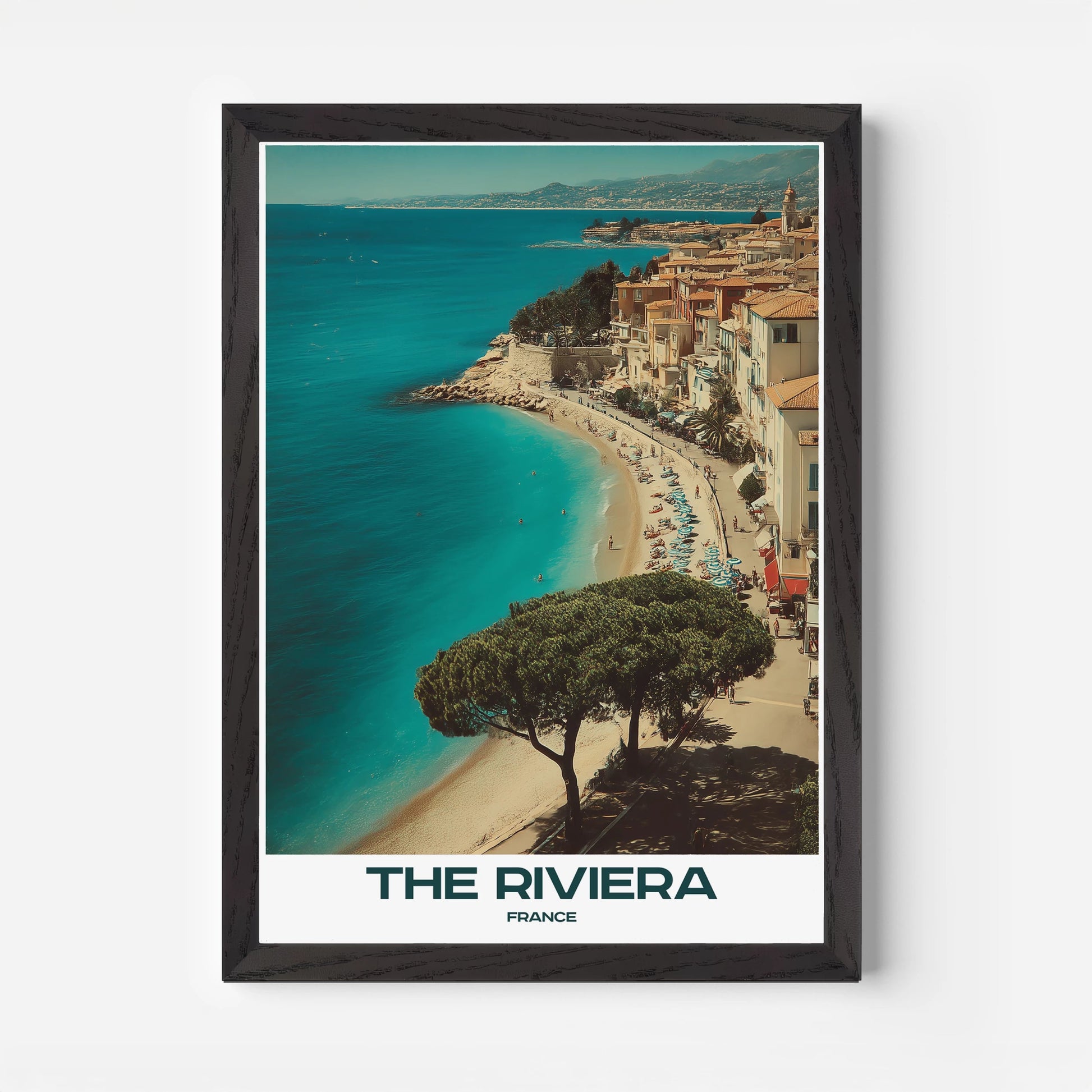 The French Riviera France Europe Travel Poster - Postered