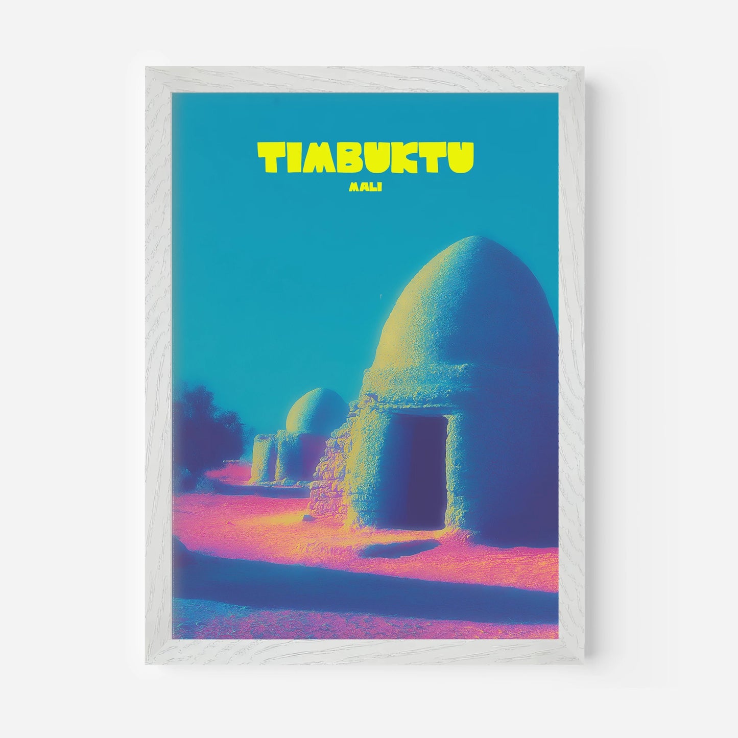 Timbuktu Mali Africa Travel Poster - Postered