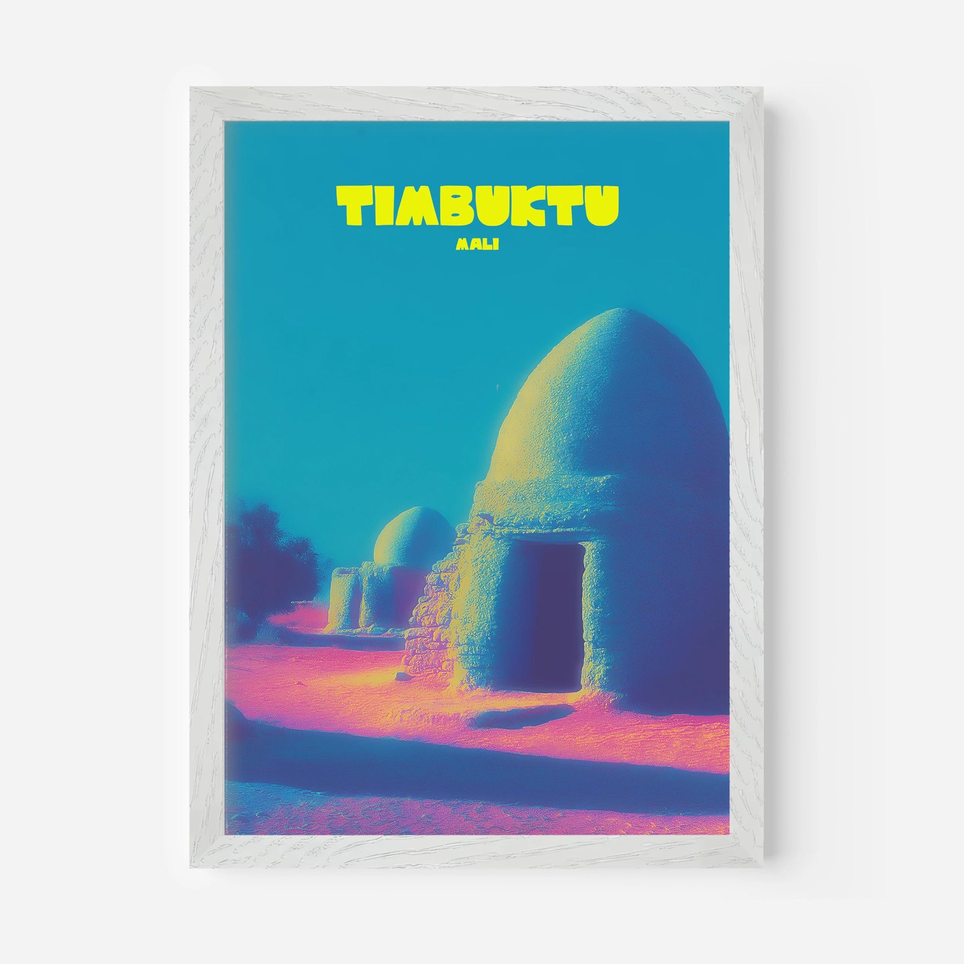 Timbuktu Mali Africa Travel Poster - Postered