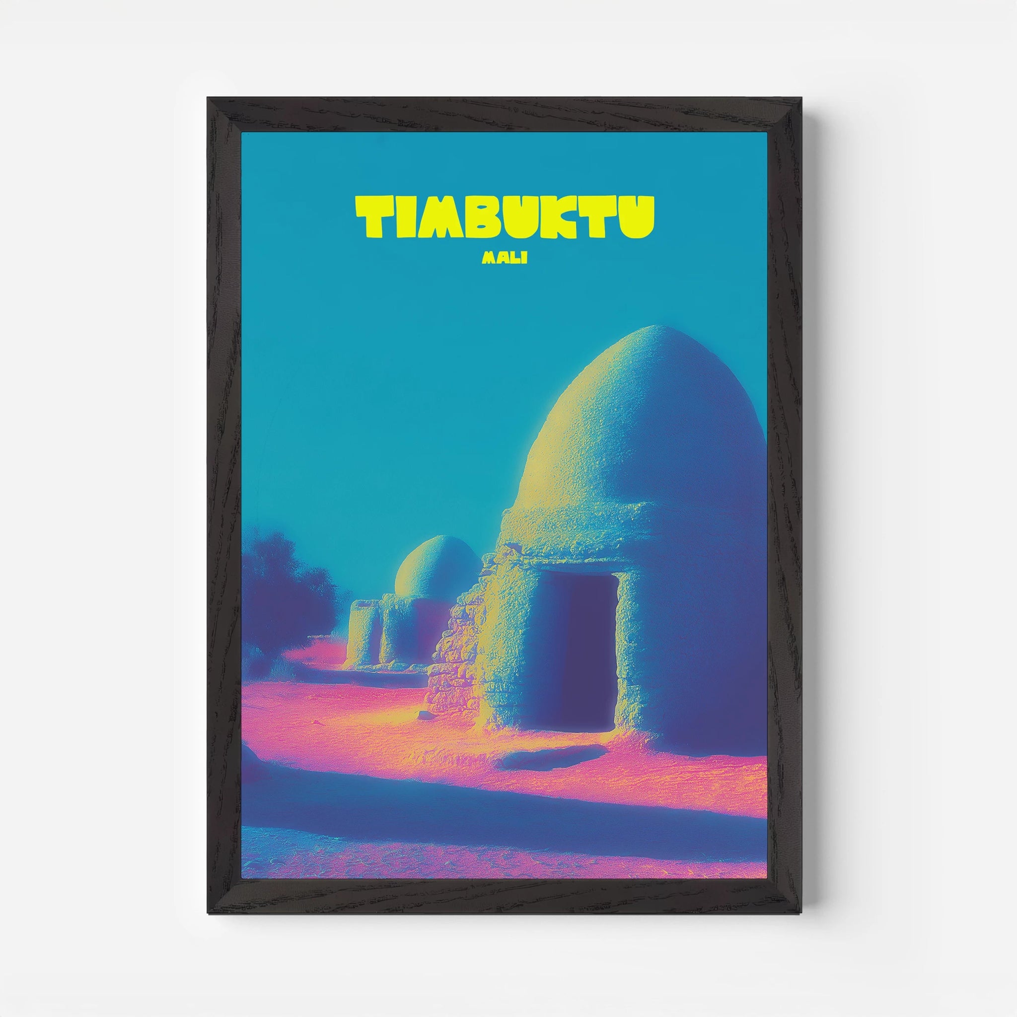 Timbuktu Mali Africa Travel Poster - Postered