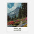 Titlis Switzerland Europe Travel Poster - Postered