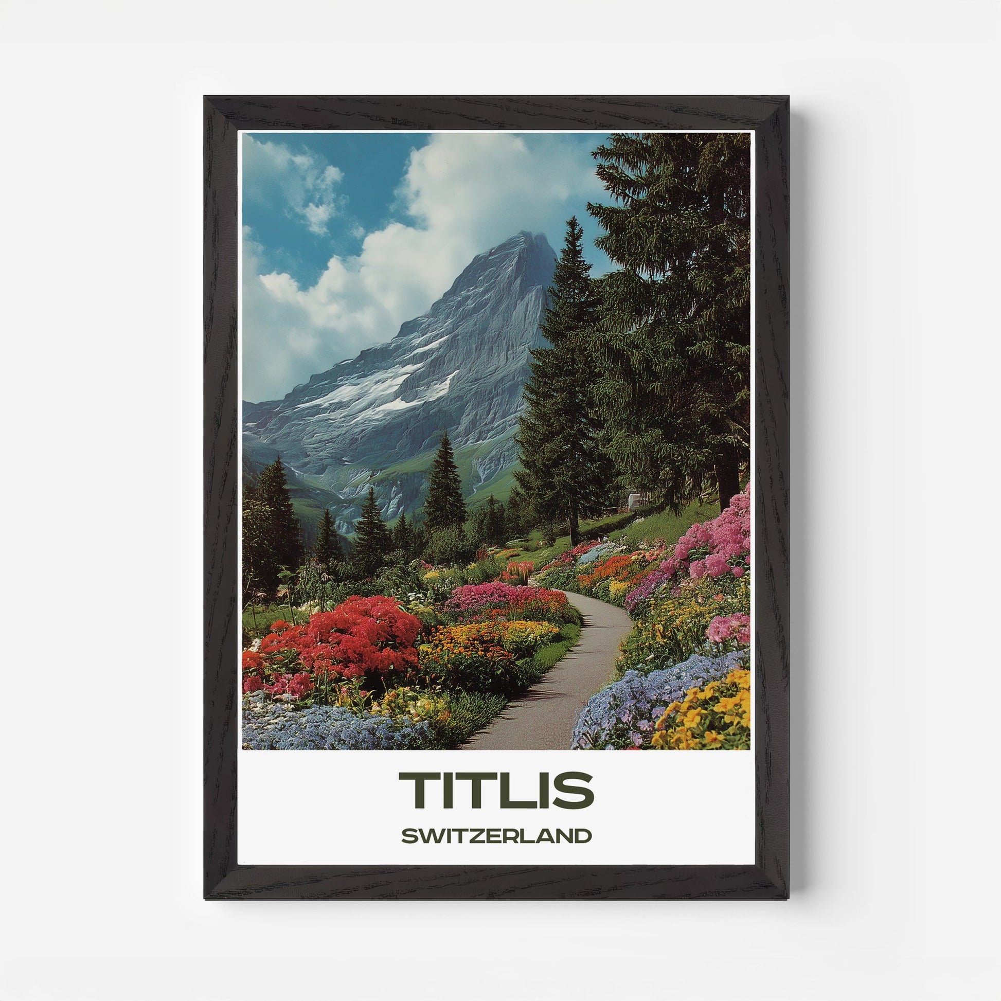Titlis Switzerland Europe Travel Poster - Postered