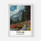 Titlis Switzerland Europe Travel Poster - Postered
