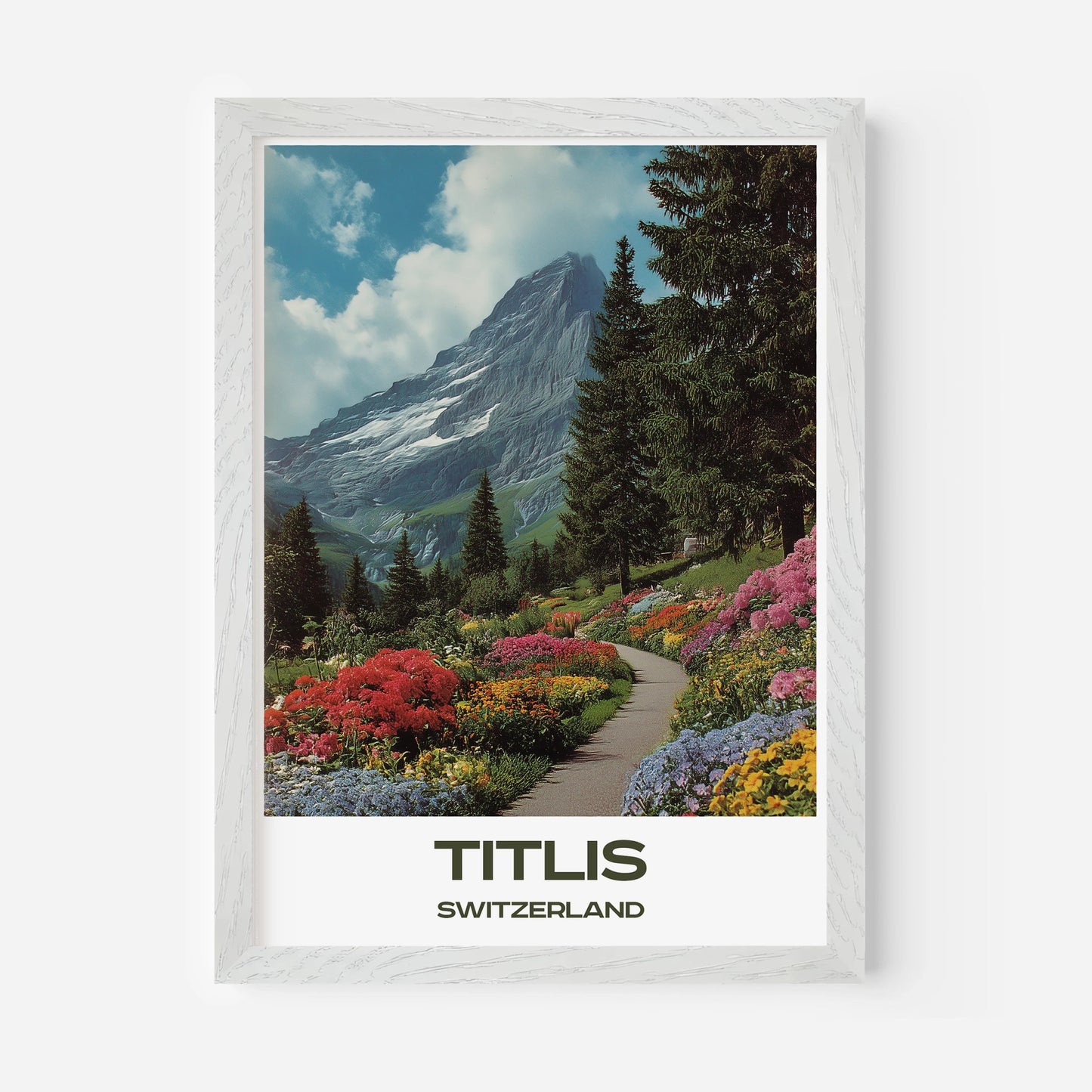 Titlis Switzerland Europe Travel Poster - Postered