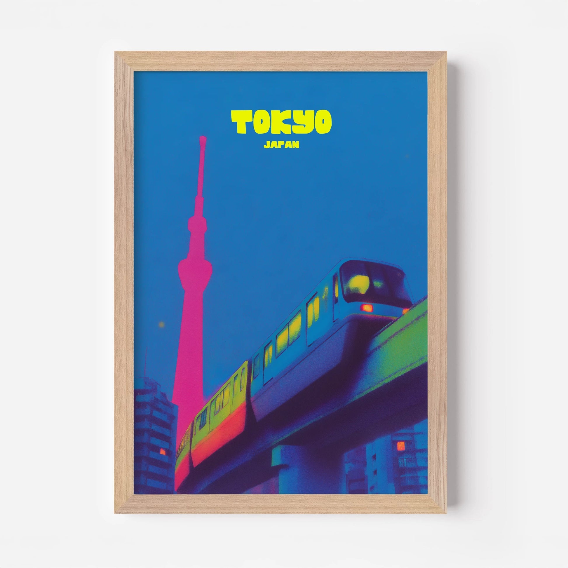 Tokyo Japan Travel Poster - Postered