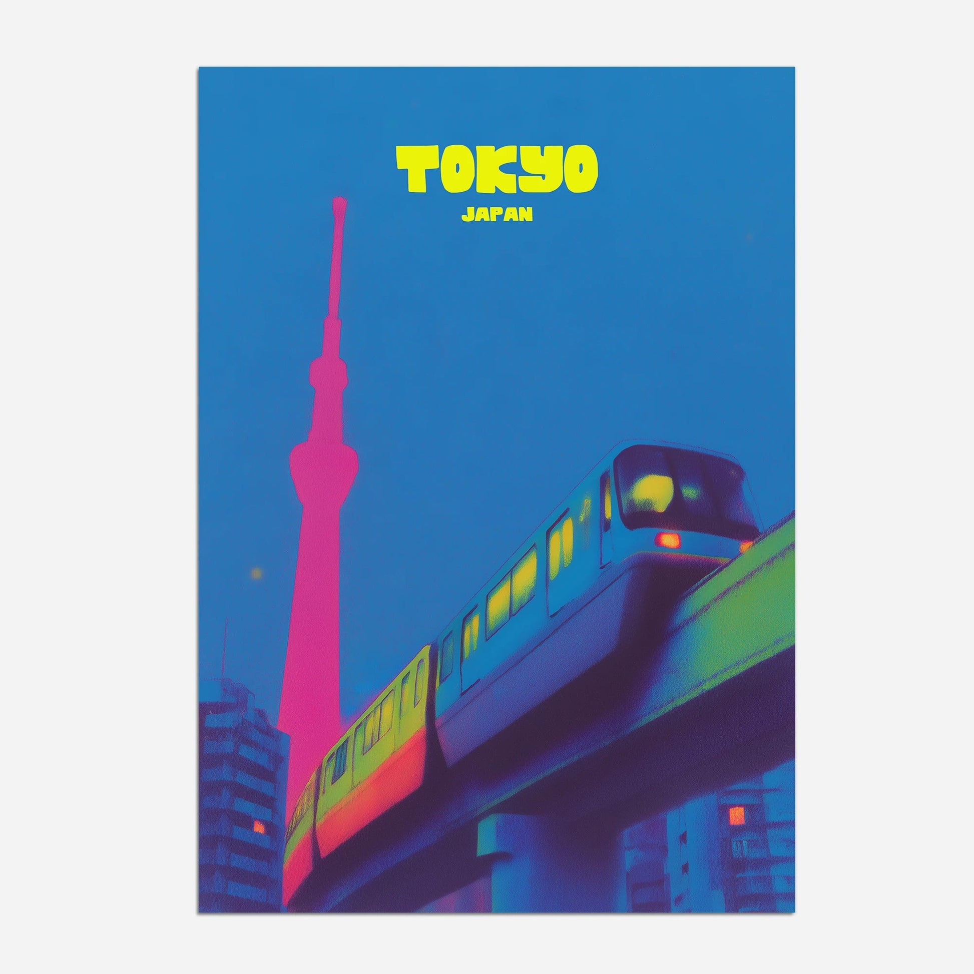 Tokyo Japan Travel Poster - Postered