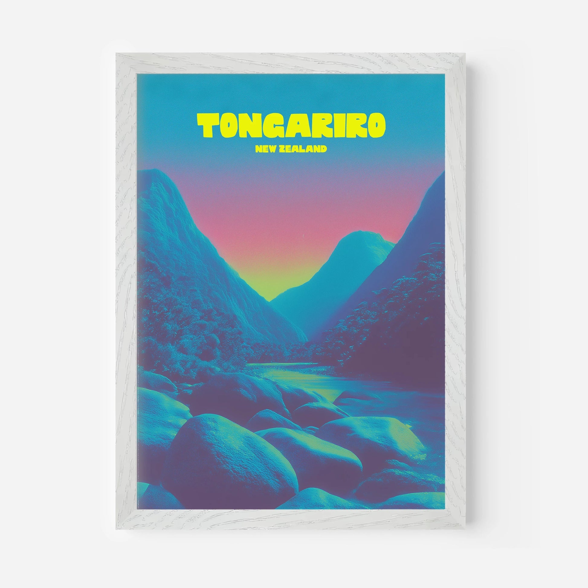 Tongariro New Zealand Travel Poster - Postered
